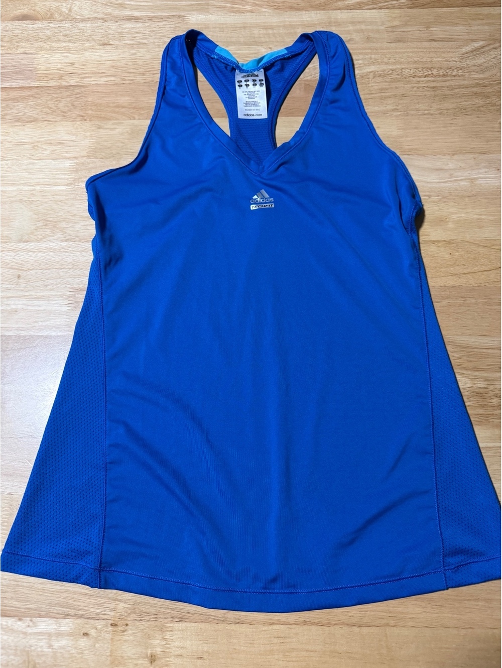 Adidas Techfit Women’s Medium Royal Blue Racerback Climacool Athletic Tank Top